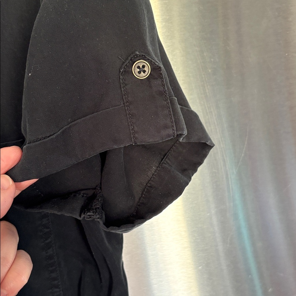 Universal Thread Black Casual Button Down Shirt - image 5